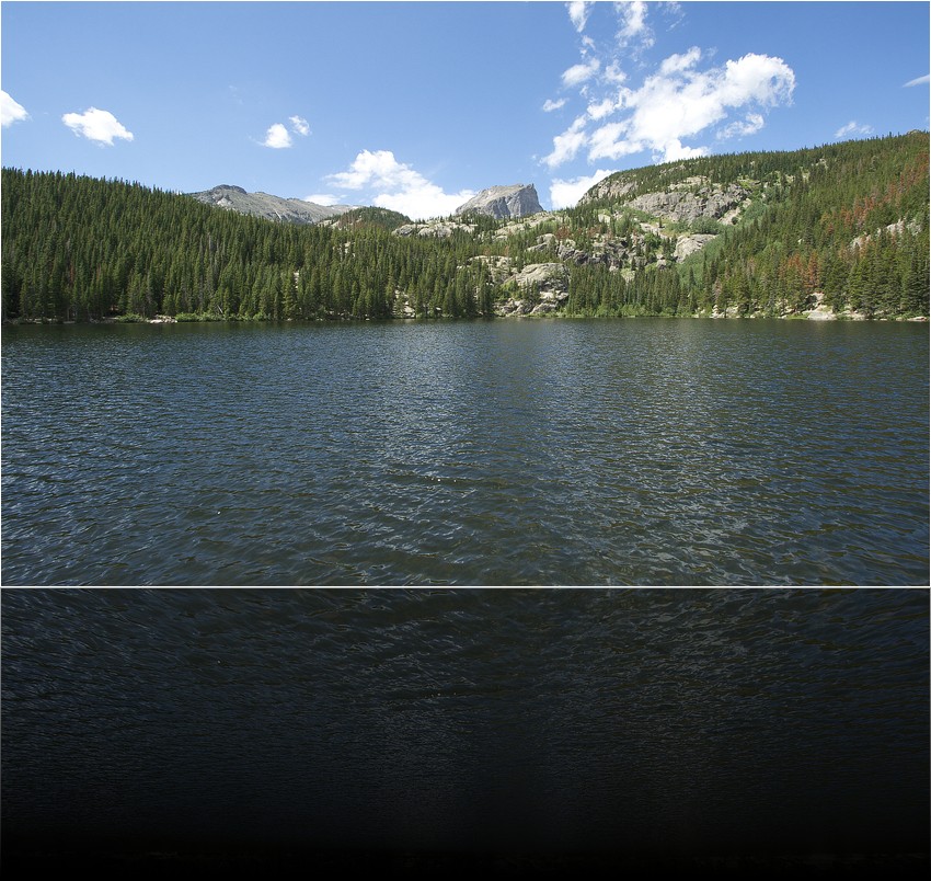 Bear Lake et Flattop mountain