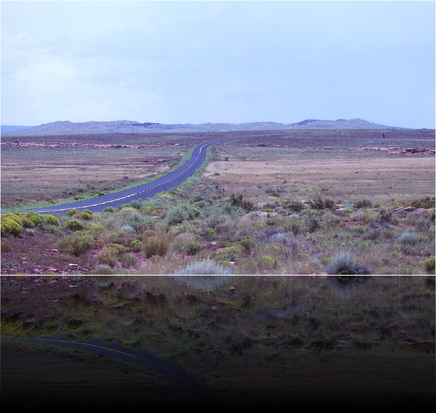 Meteor Crater au loin